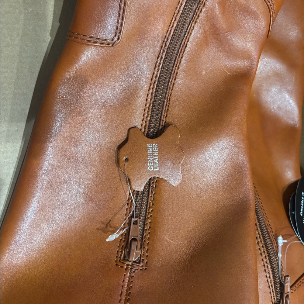 Brown Leather Riding Boots - Picture 4 of 7